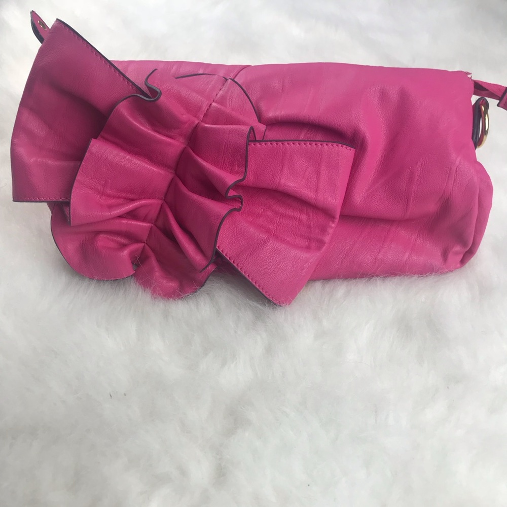 Pink Clutch or Crossbody